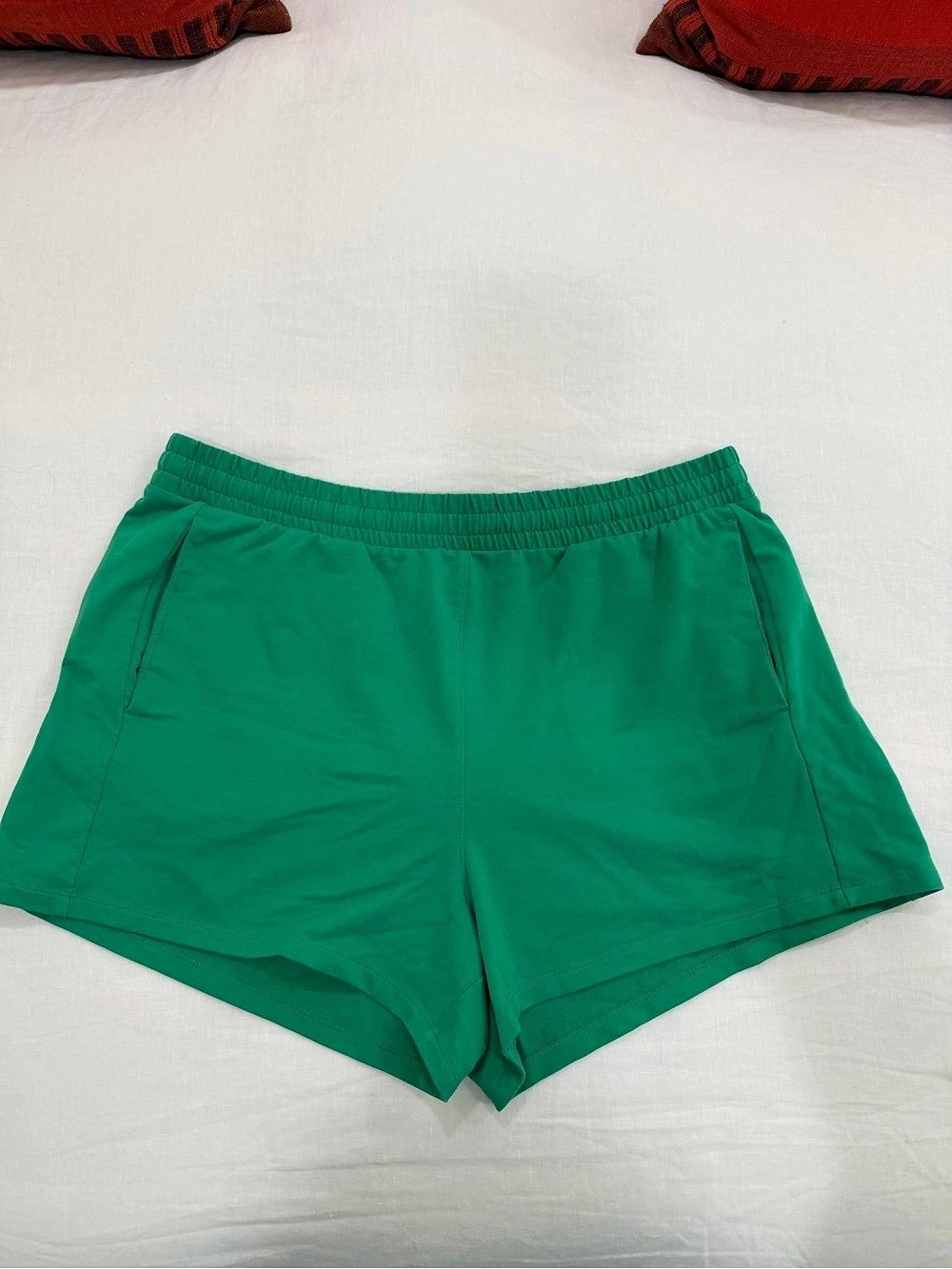 All in motion Women's Athletic Shorts in Green Size XL